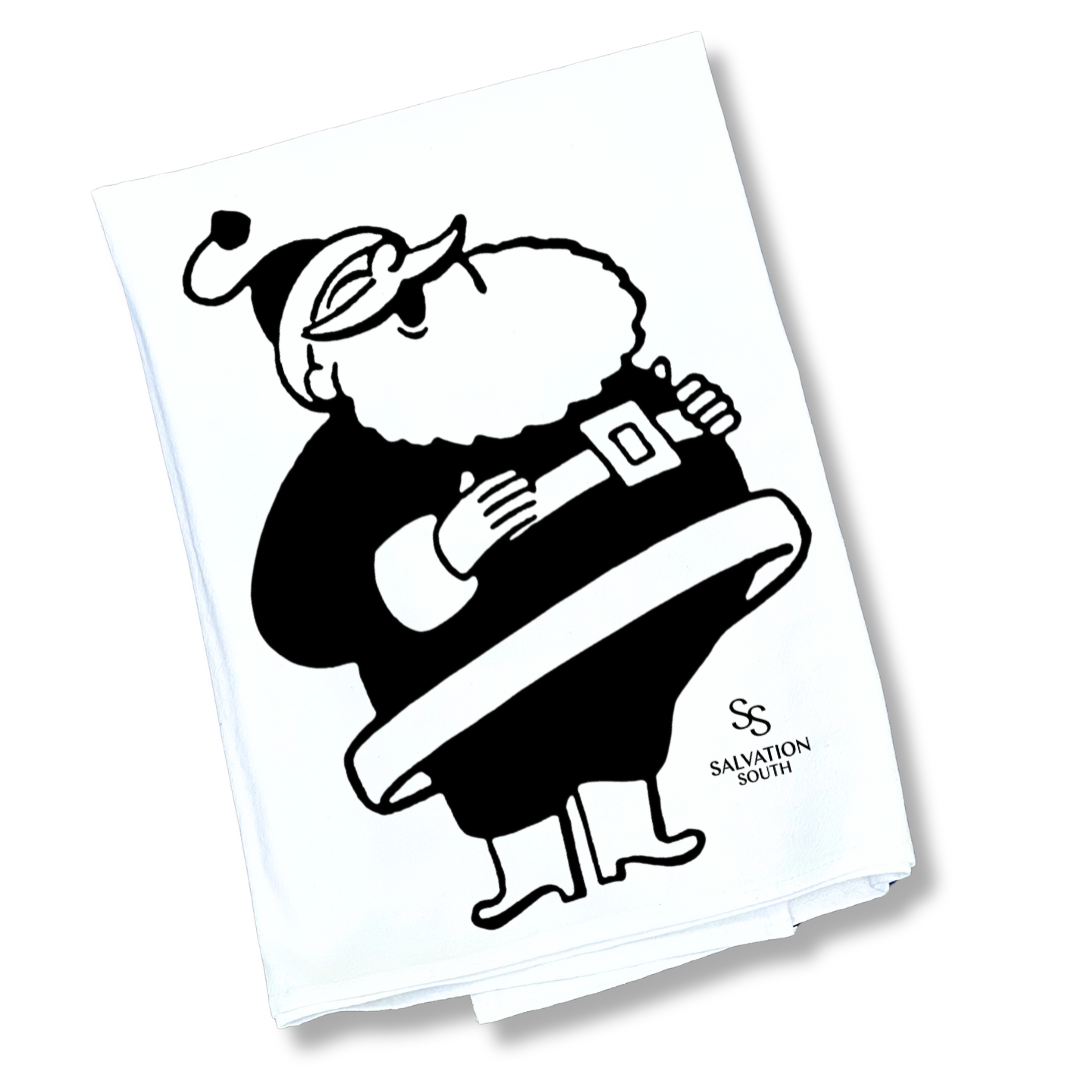 Cartoon Santa Laughing