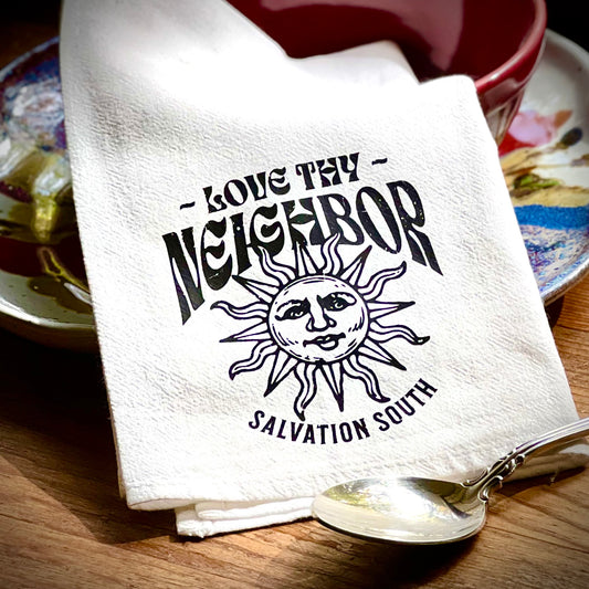 The Love Thy Neighbor Dinner Napkin/Hand Towel