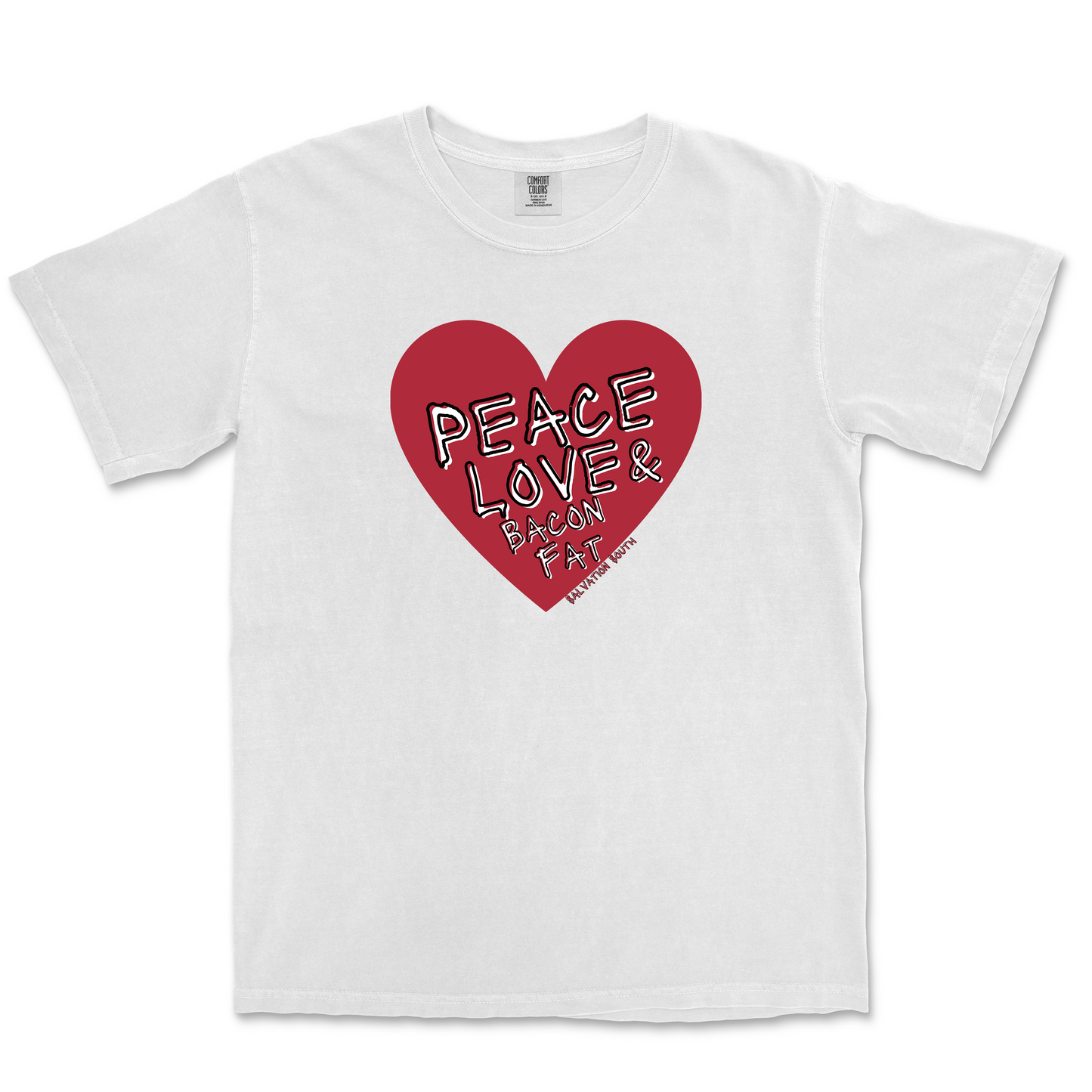 Salvation South - The Peace Love & Bacon Fat T-shirt